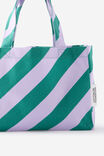 Foundation Kids Gift Bag Small, DIAGONAL STRIPE RED AND PINK - example image 2