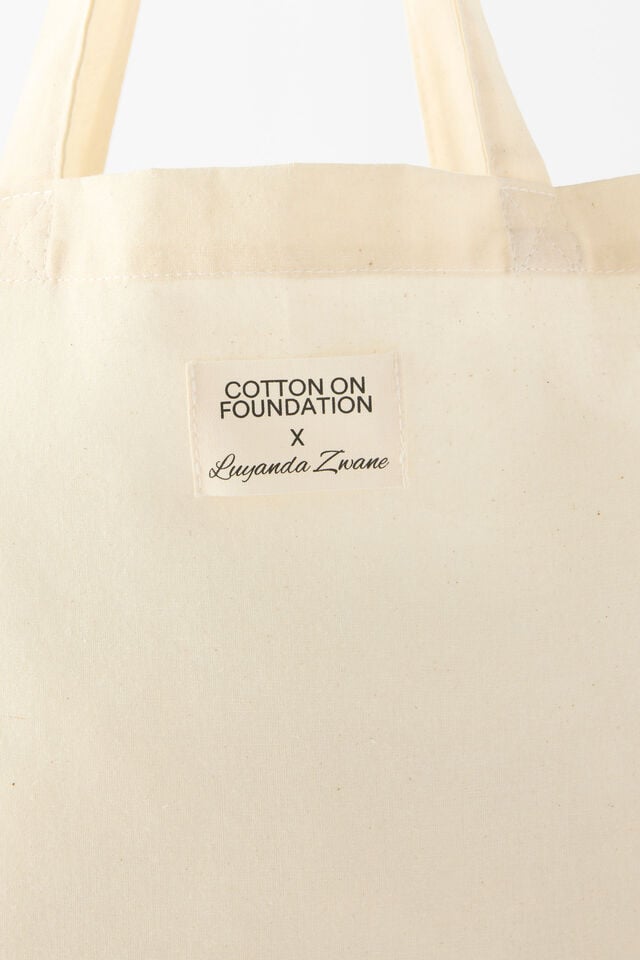 Foundation X Luyanda Zwane Mini Tote, SOMEONE LOVES YOU