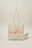 Foundation Body Recycled Tote Bag, LOGO PEACH OMBRE - alternate image 2