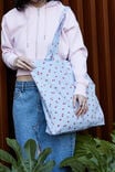 Foundation Adults Recycled Tote Bag, IRENE DITSY / COASTAL BLUE - alternate image 3
