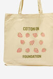 Foundation Adults Tote Bag, COF STRAWBERRIES - alternate image 2