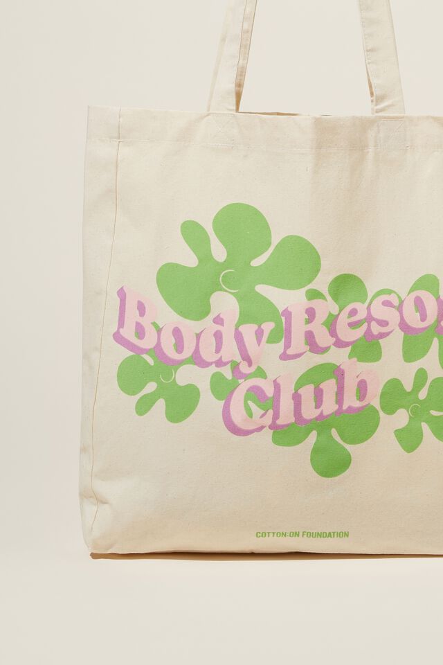 Foundation Body Organic Tote Bag, BODY RESORT CLUB