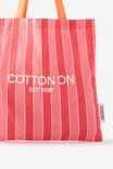 Foundation Mini Tote, THIN STRIPE TOMATO - example image 2