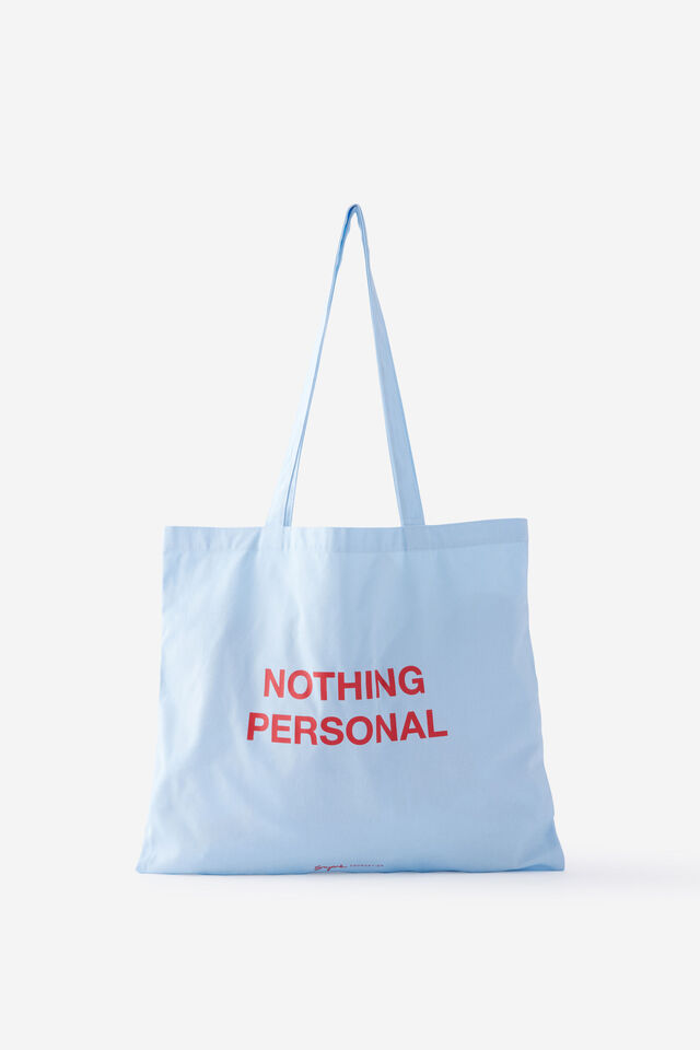 Supre Foundation Square Tote, NOTHING PERSONAL / NANTUCKET BREEZE