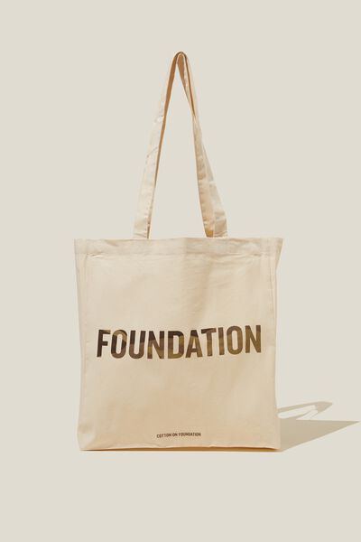 Foundation Adults Recycled Tote Bag, CAMO FOUNDATION