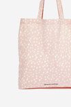 Foundation Typo Recycled Tote Bag, BLUSH SPOTS - alternate image 2