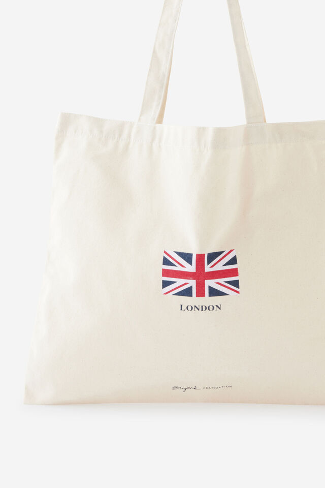 Supre Foundation Square Tote, LONDON