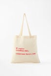 Foundation X Luyanda Zwane Mini Tote, SOMEONE LOVES YOU - example image 1