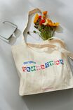 Foundation Body Recycled Tote Bag, FOUNDATION WAVE - alternate image 1
