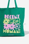 Foundation Typo Recycled Tote Bag, DECENT HUMAN - alternate image 2