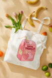 Foundation Body Recycled Tote Bag, LOVE YOURSELF - alternate image 1
