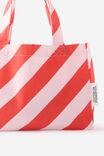 Foundation Kids Gift Bag Small, DIAGONAL STRIPE IVY AND LILAC - example image 2