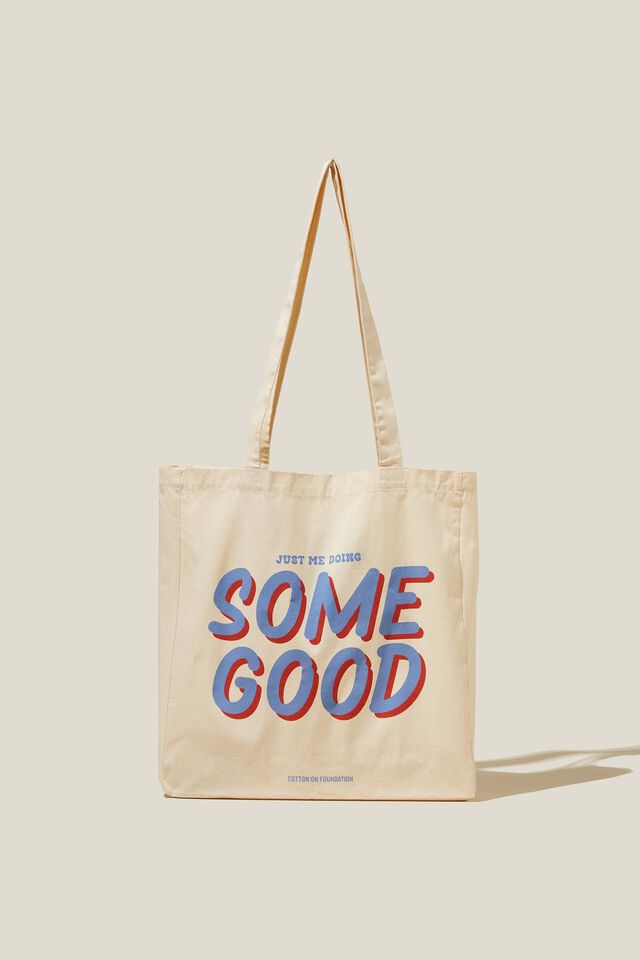 Foundation Adults Recycled Tote Bag, SOME GOOD