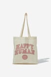 Foundation Kids Recycled Tote Bag, HAPPY HUMAN - alternate image 3