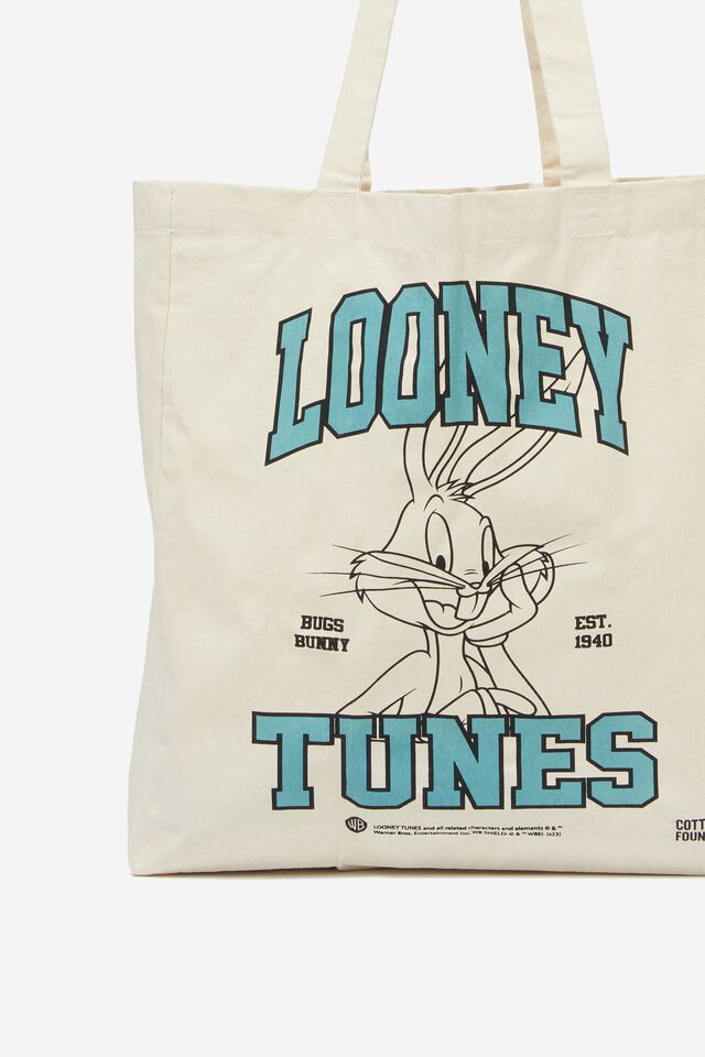 Foundation Kids Recycled Tote Bag, LOONEY TUNES BLUE