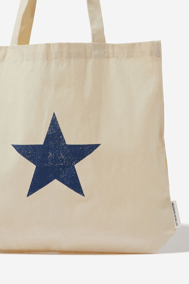 Foundation Factorie Tote Bag, NAVY STAR