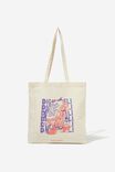 Foundation Typo Recycled Tote Bag, DIG IN DELI - alternate image 1