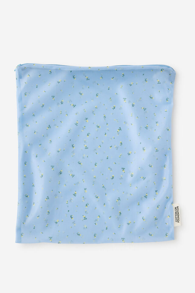 Foundation Body Wash Bag, BLUE FLORAL DITSY