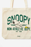 Foundation Typo Tote Bag, LCN SNOOPY GOOD GRIEF - alternate image 2