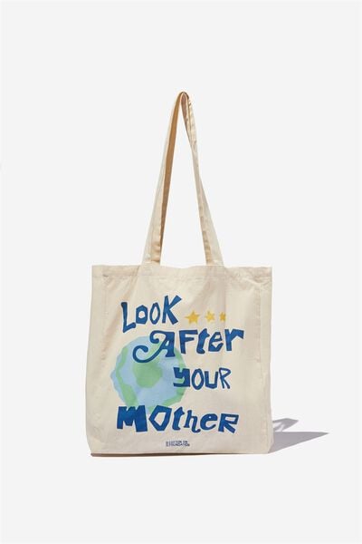 Foundation Adults Organic Tote Bag, MOTHER