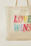 Foundation Adults Tote Bag, LOVE WINS 2024 - alternate image 2