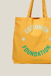 Foundation Adults Tote Bag, COF LOGO/GOLD - alternate image 3