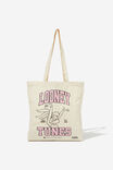 Foundation Kids Recycled Tote Bag, LOONEY TUNES PINK - alternate image 1