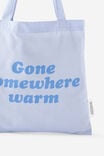 Foundation Body Mini Tote, SOMEWHERE WARM / VIOLET BLUE - example image 2