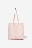 Foundation Typo Recycled Tote Bag, BLUSH SPOTS - alternate image 1