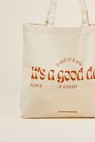 Foundation Adults Organic Tote Bag, IT S A GOOD DAY - alternate image 2
