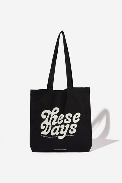 Foundation Adults Organic Tote Bag, THESE DAYS