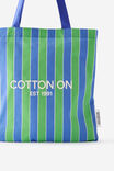 Foundation Mini Tote, THIN STRIPE SHAMROCK - example image 2