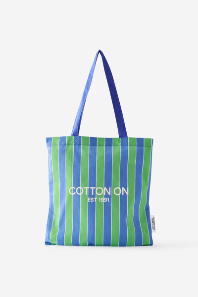 Foundation Mini Tote, THIN STRIPE SHAMROCK