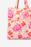 Foundation Body Tote Bag, PINK PEONIES - alternate image 3