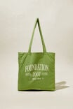 Foundation Adults Recycled Tote Bag, FOUNDATION/SWEET GREEN - alternate image 2