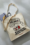 Foundation Typo Recycled Tote Bag, UNWIND YOUR MIND - alternate image 1