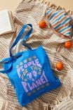 Foundation Kids Recycled Tote Bag, PEOPLE FOR THE PLANET / ELECTRIC BLUE - alternate image 1
