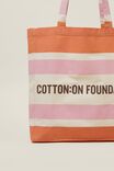 Foundation Adults Recycled Tote Bag, COF FALL GLOW STRIPE - alternate image 4