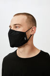 Máscara - Foundation Face Mask Adults, BLACK - vista alternativa 4