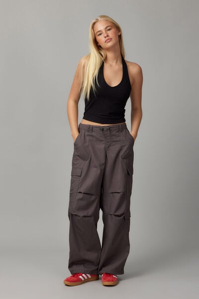 Sasha Utility Pant, CHARCOAL