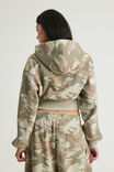 Authentics Shrunken Zip Through Hoodie, SUMMER CAMO - example image 3