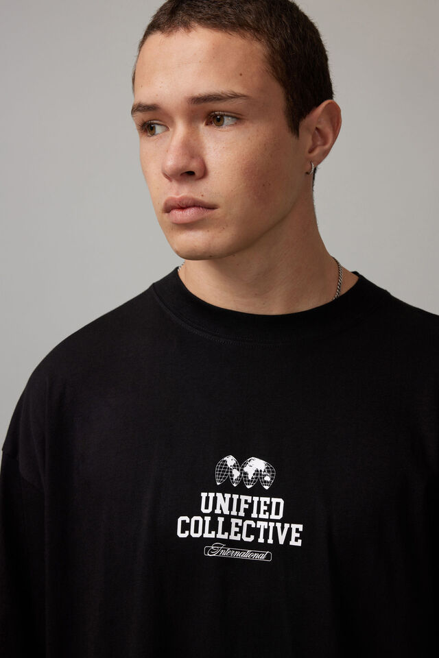 Box Fit Unified Tshirt, UC BLACK/SUPPLY CO
