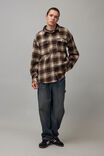 Street Flannel Shirt, CHOC BROWN CHECK - alternate image 6