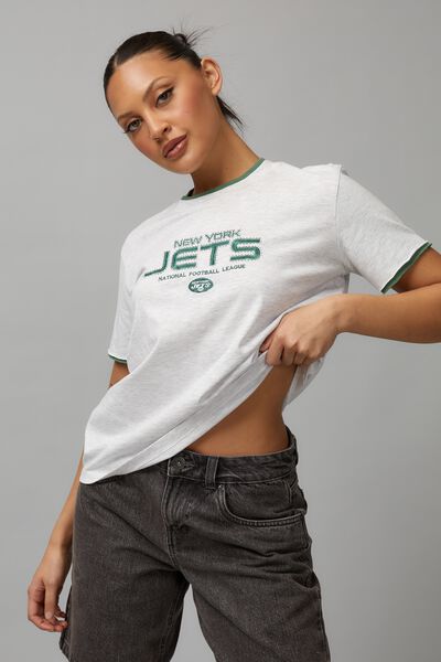 Nfl Everyday Graphic Tee, LCN NFL JETS/SILVER MARLE