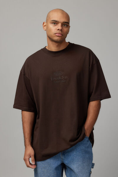 Box Fit Unified Tshirt, UC CHOC TORTE/BROOKLYN TONAL