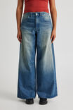 Mega Baggy Jean, BLASTED BLUE - alternate image 2