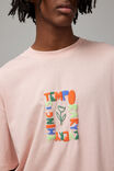 Oversized Open Gallery T Shirt, DUSTY PINK/TEMPORARY - alternate image 4
