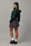 Pleated Skirt, CHARCOAL - alternate image 3