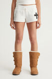 Fleece Mini Short, NTN CLOUD/GOTHIC - example image 1