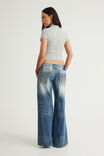 Era Low Super Wide Jean, INTERSTELLAR BLUE/PKT EMB - example image 3